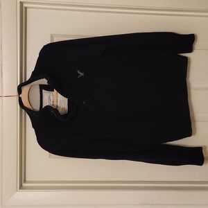 American eagle, navy colored men's sweater, small imperfection on front shown